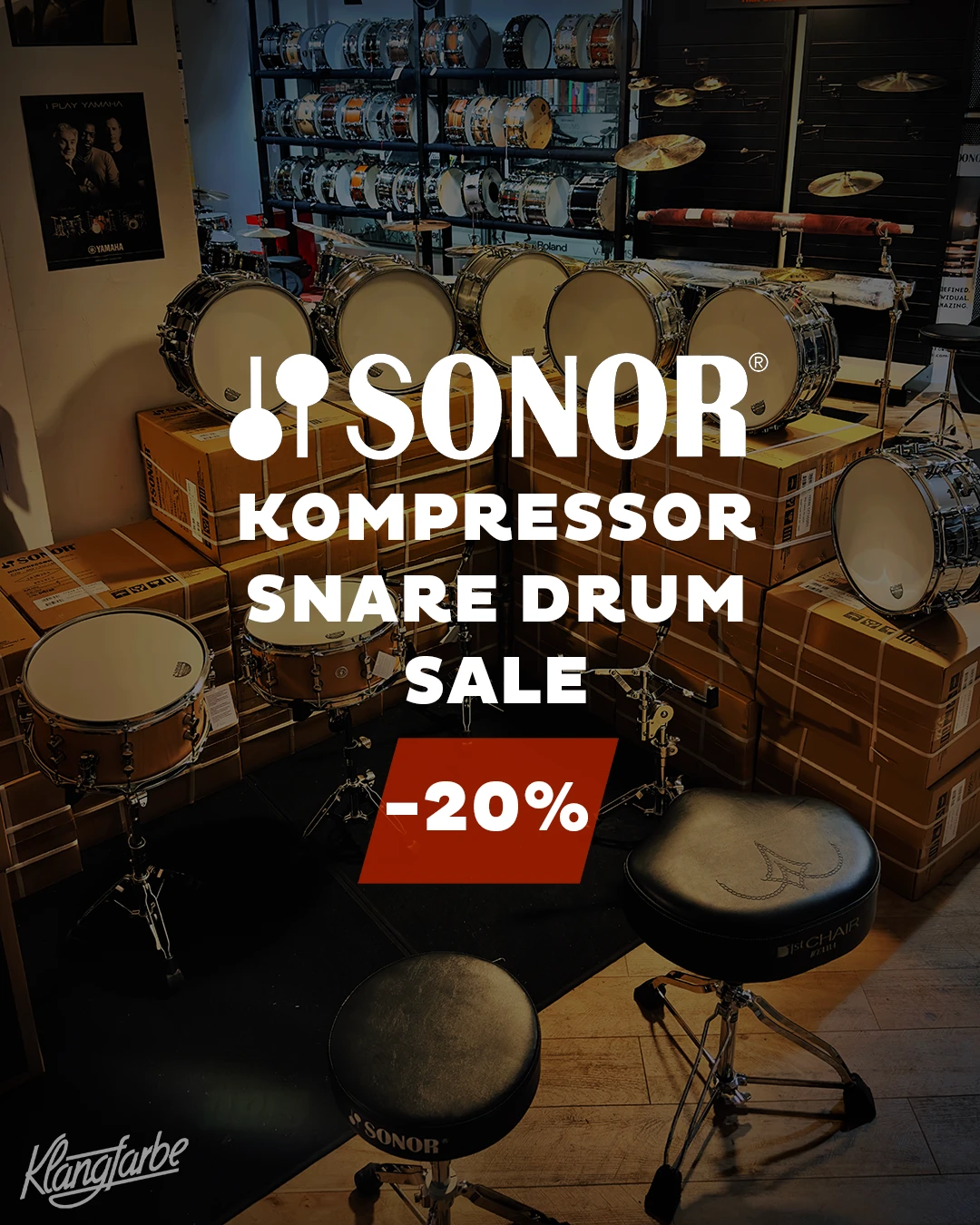 Sonor Kompressor Snare Drum SALE