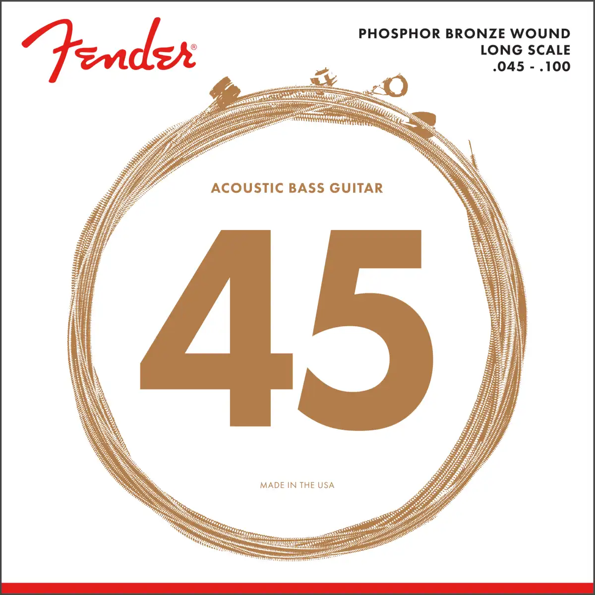 Fender 8060 Phosphor Bronze Acoustic Bass Long Scale