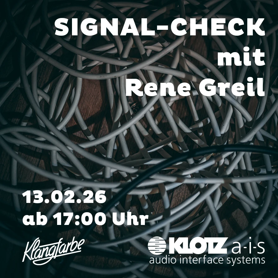 KLOTZ SIGNAL-CHECK mit RENE GREIL