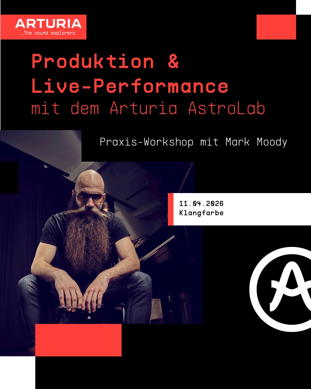 Arturia Workshop mit Mark Moody