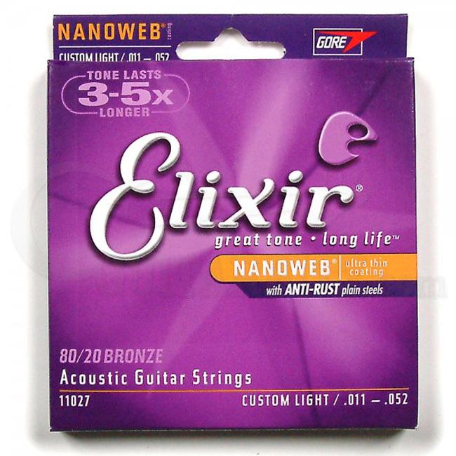 Elixir 11027 11-52 80/20 Bronze - NANOWEB