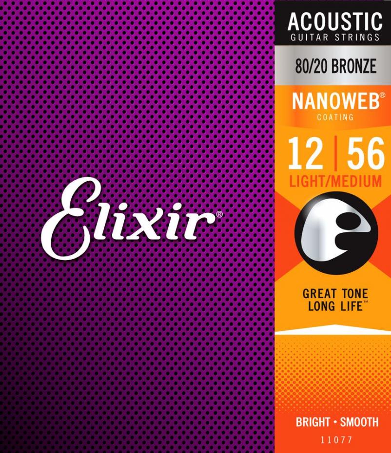 Elixir 11077 12-56 80/20 Bronze-NANOWEB®