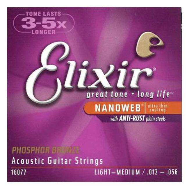 Elixir 16077 12-56 Phosphor Bronze