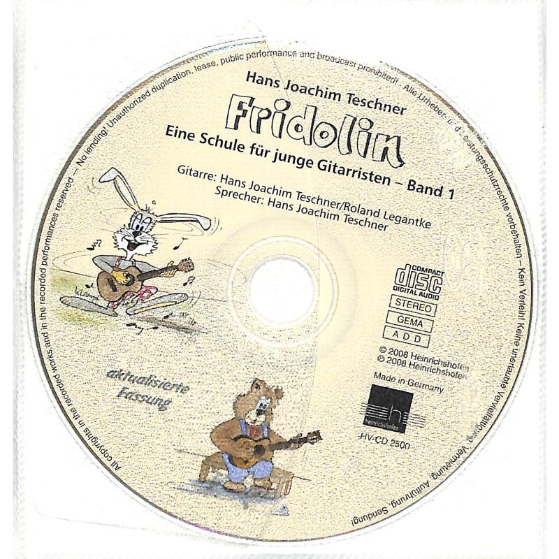 Fridolin: Fridolin 1 - Eine Schule für junge Gitarristen, CD zu Band 1