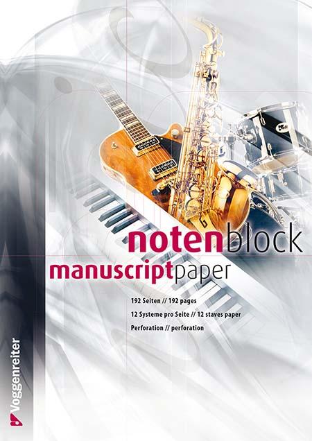 Notenblock 192 Seiten