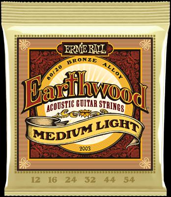 Ernie Ball EB2003 Earthwood Set 12-54 80/20Bronze