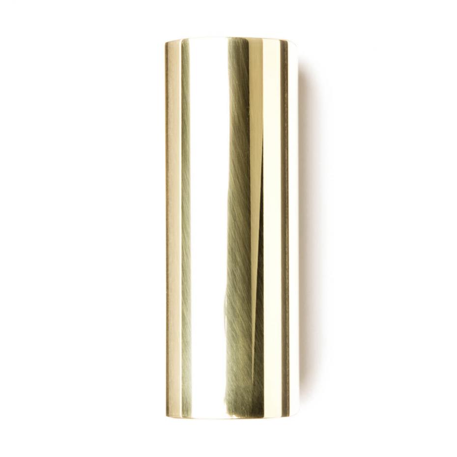 Dunlop 222 Brass Slide - Medium, Medium Wall, 19 x 22 x 60 mm