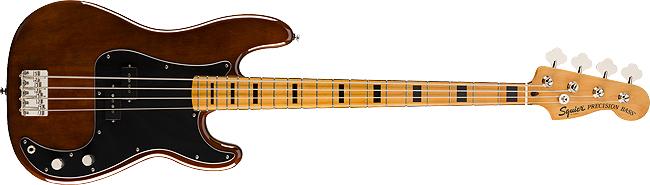 Fender Squier Classic Vibe 70s Precision Bass Maple Fingerboard Walnut