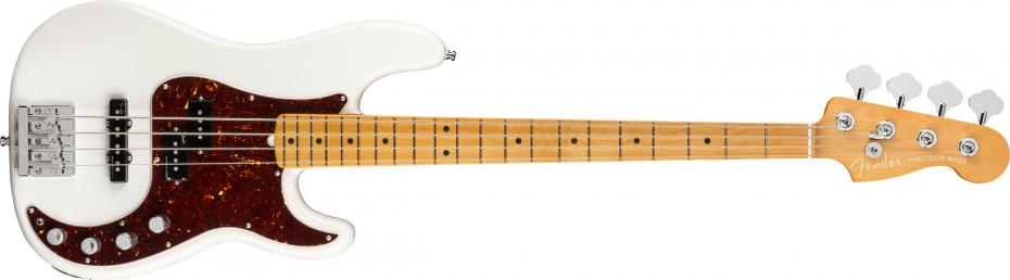 Fender American Ultra Precision Bass® Maple Fingerboard Arctic Pearl