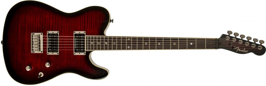 Fender Special Edition Custom Telecaster FMT HH Rosewood Fingerboard Black Cherry Burst