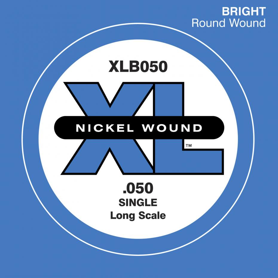 D´Addario XLB050 Single XL Nickel Wound 050 Long Scale