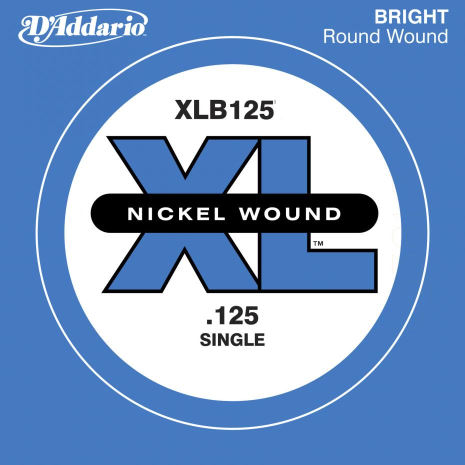 D´Addario XLB125 Single XL Nickel Wound 125 Long Scale