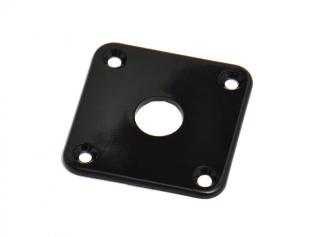 Buchsenblech Rechteck plastik schwarz