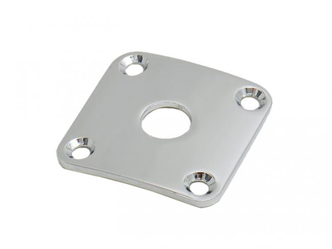 Buchsenblech Rechteck chrome