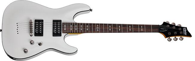 Schecter Omen 6 vintage white