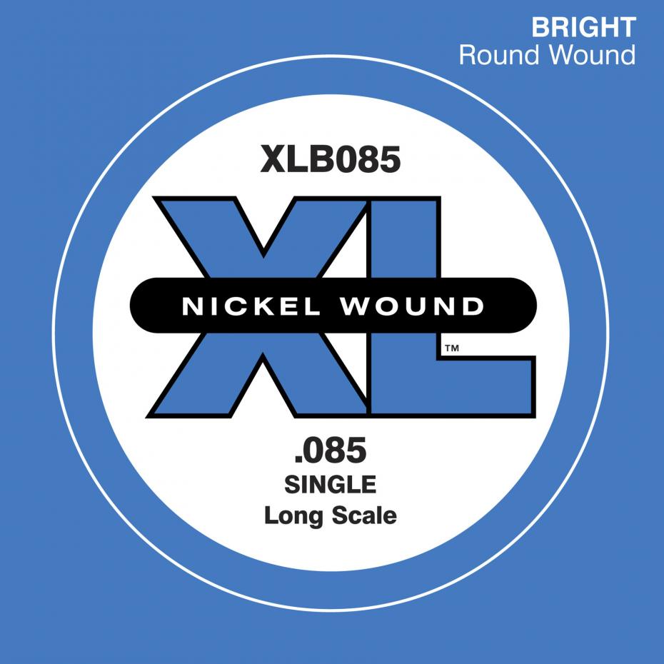 D´Addario XLB085 Single XL Nickel Wound 085 Long Scale