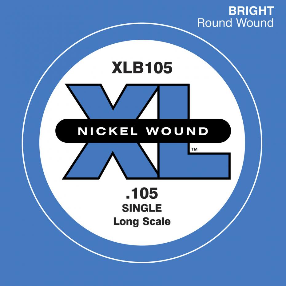 D´Addario XLB105 Single XL Nickel Wound 105 Long Scale