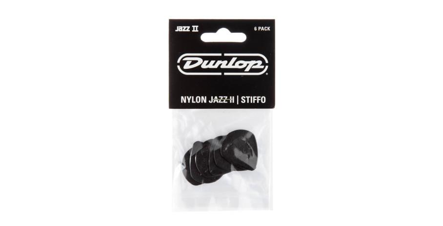 Dunlop Stiffo Jazz II Picks Player´s Pack 6pcs. black 1.18mm