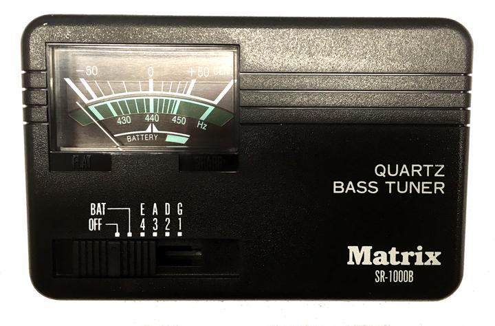 Matrix SR1000B Quartz Tuner für E-Bass