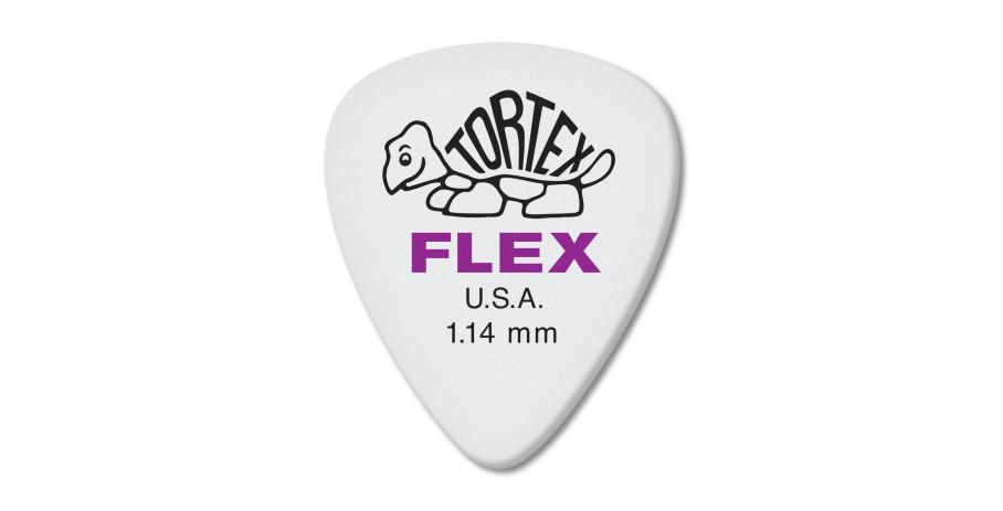 Dunlop Tortex Flex Picks Player´s Pack 12 pcs white 1.14 mm