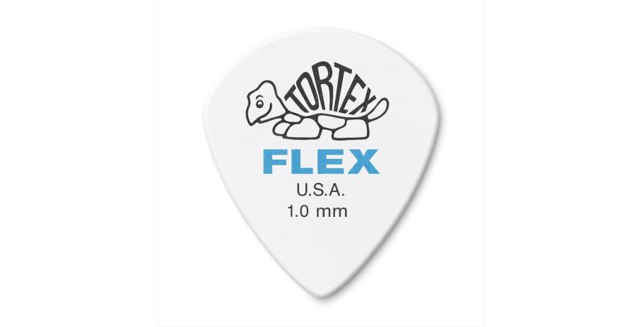 Dunlop Tortex Flex Jazz III Picks Player´s Pack 12 pcs. white 1.00 mm