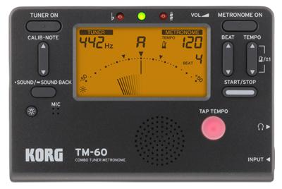KORG TM-60 Stimmgerät/Metronom schwarz