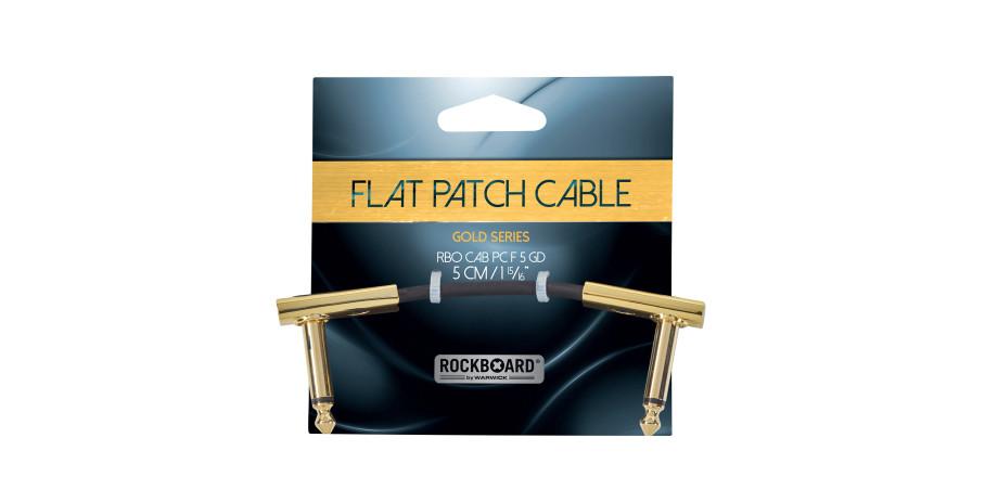RockBoard Gold Series Flat Patch Cable - 5 cm