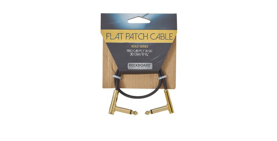 RockBoard Gold Series Flat Patch Cable - 30 cm