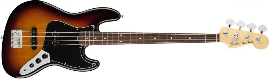 Fender American Performer Jazz Bass® Rosewood Fingerboard 3-Color Sunburst
