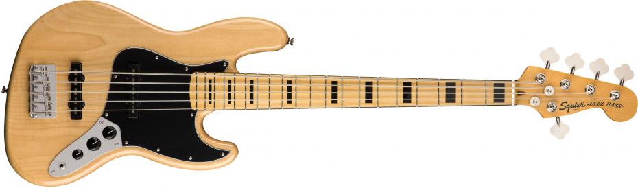 Squier Classic Vibe 70s Jazz Bass® V Maple Fingerboard Natural