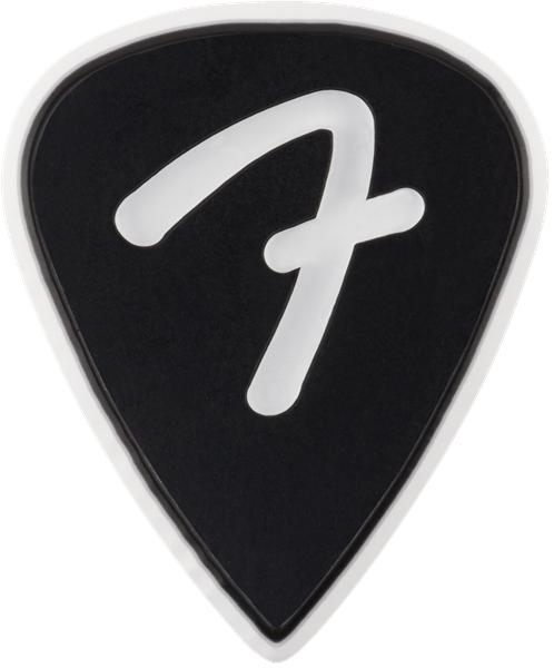 Fender F Grip 351 Picks Black 3Stk