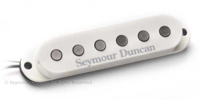 Seymour Duncan Strat SSL-5 Custom Staggered weiss