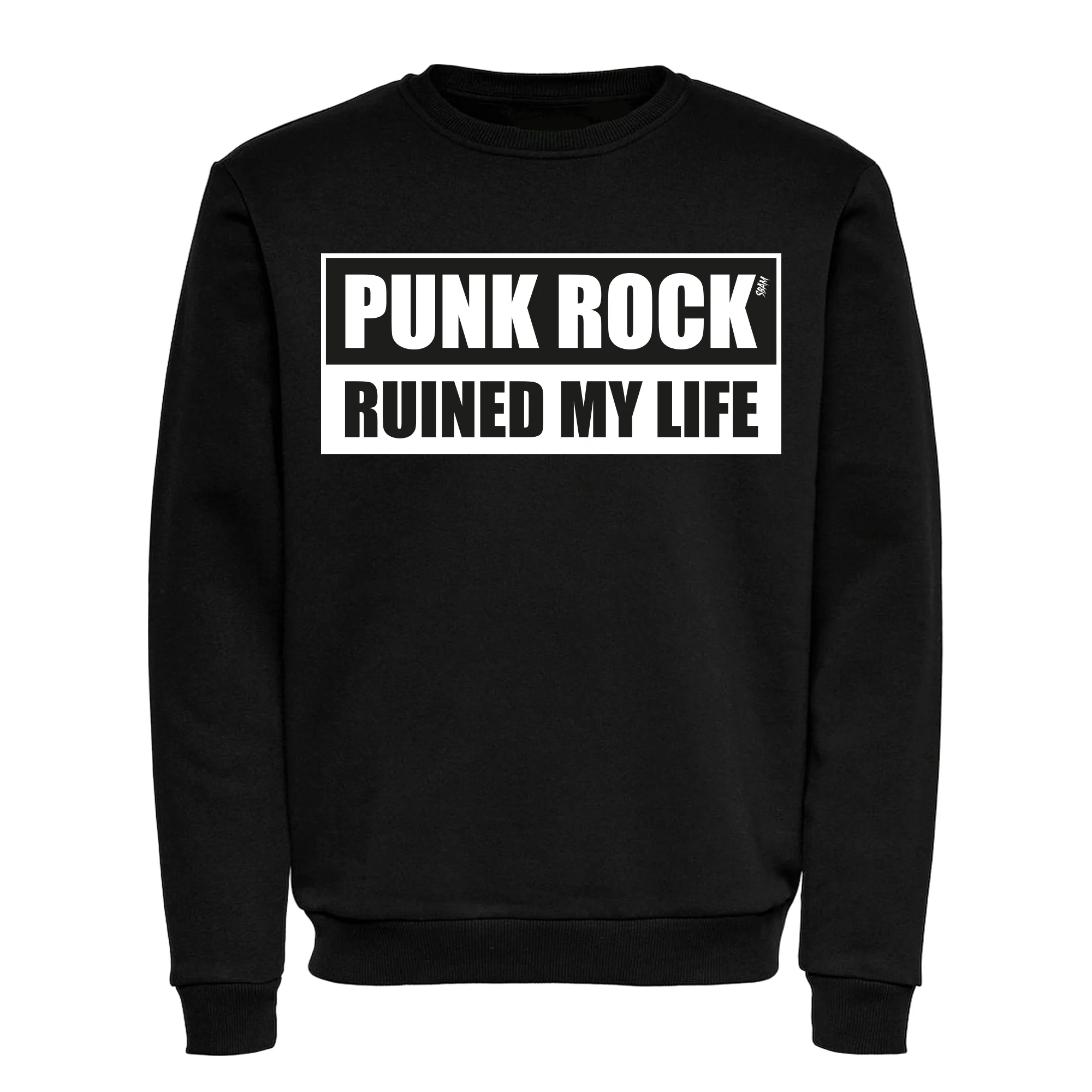Sweater SBÄM Punkrock Ruined my Life Sweater M