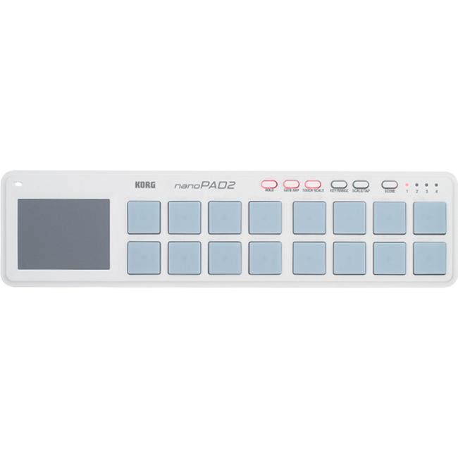 Korg NanoPAD2 MIDI-Controller WEISS