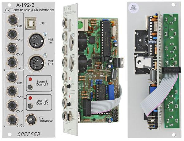 Doepfer A-192-2 Dual CV/Gate-to-MIDI/USB Interface