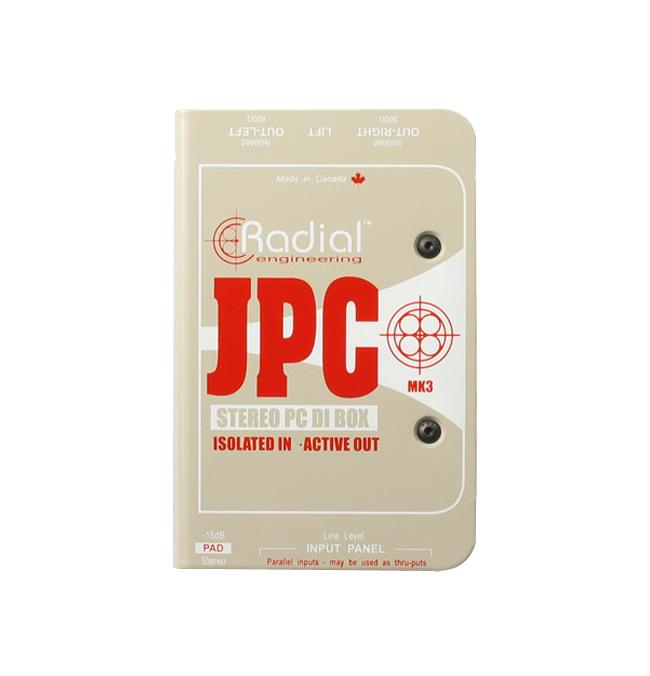 Radial JPC Laptop Media Aktiv-DI-Box, Stereo