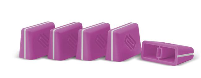Reloop Fader-Cap-Set Purple 5 Stk.